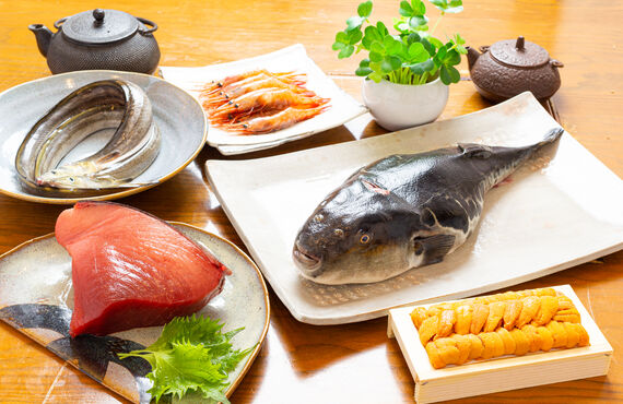 三宮で冬の旬の食材の創作料理をお楽しみください